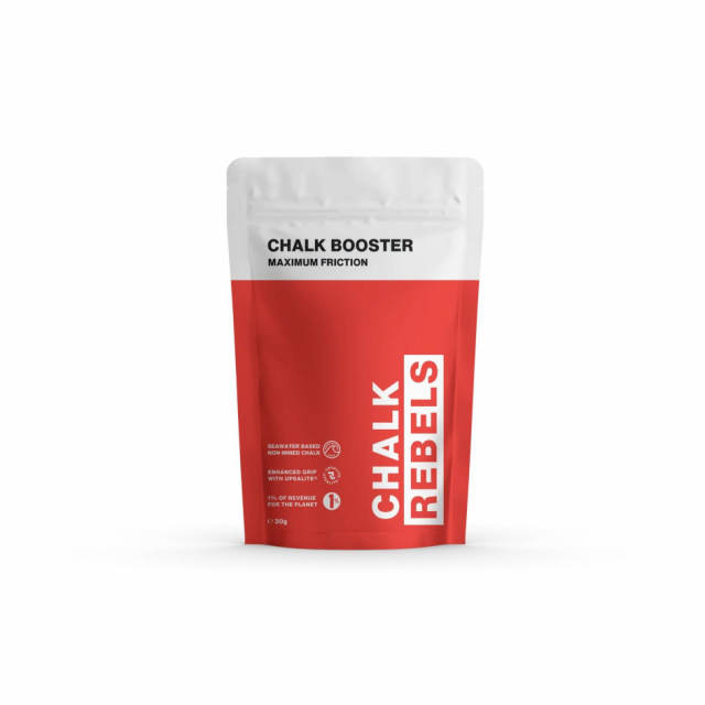 chalk booster in zak, magnesium voor klimmers